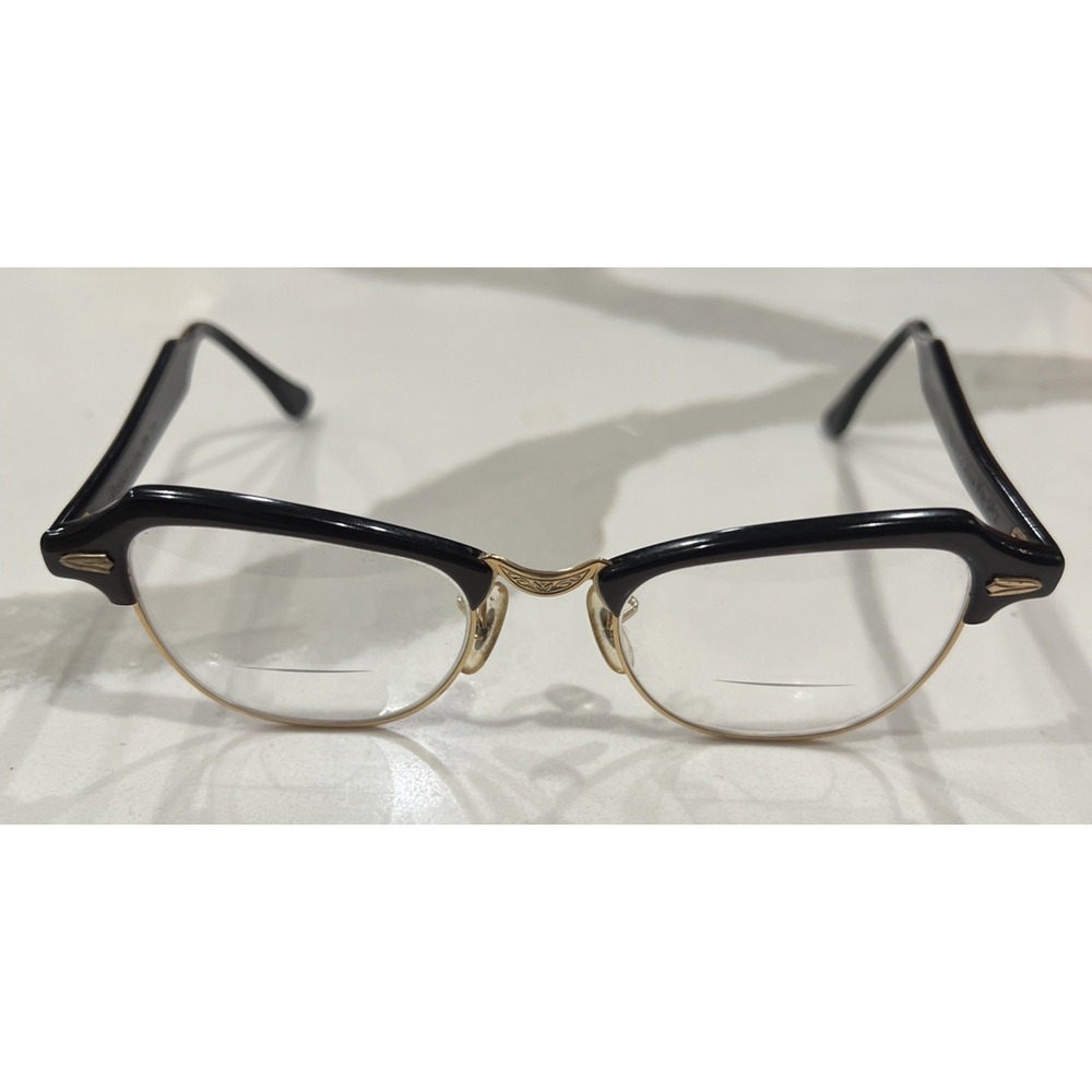 Vintage Bausch & Lomb 1/10 12K GF Gold Filled/Plate Eyeglass Frames 20-46 - Picture 2 of 9